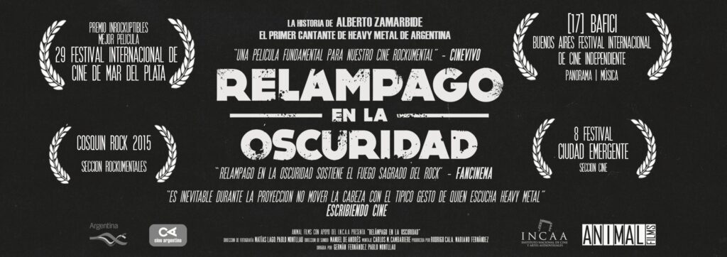 RELÁMPAGO EN LA OSCURIDAD: La película de Alberto Zamarbide