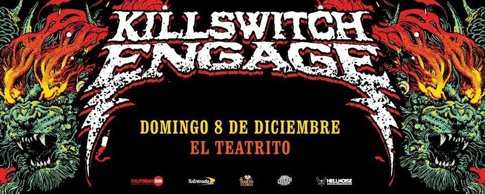 DESPUÉS DE CINCO AÑOS, KILLSWITCH ENGAGE VUELVE A LA ARGENTINA