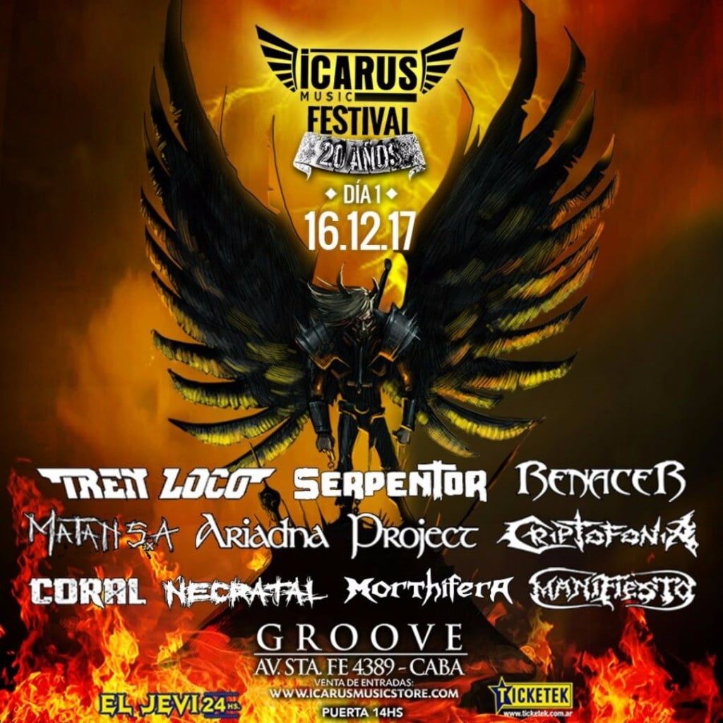 20 AÑOS – 2 DÍAS – 14 BANDAS: ICARUS MUSIC FESTIVAL