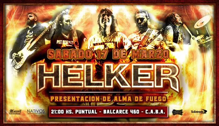 HELKER PRESENTARÁ “ALMA DE FUEGO” EN LA TRASTIENDA CON SU NUEVO CANTANTE