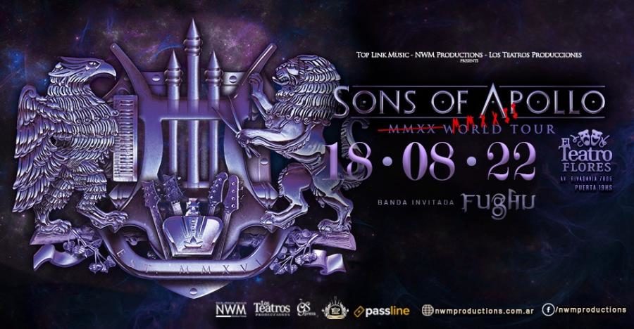 SONS OF APOLLO en vivo en Argentina: "Cuando el virtuosismo se encuentra con la pasión"
