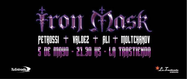 IRON MASK en vivo en Argentina: "La máscara de hierro forjada en Buenos Aires"