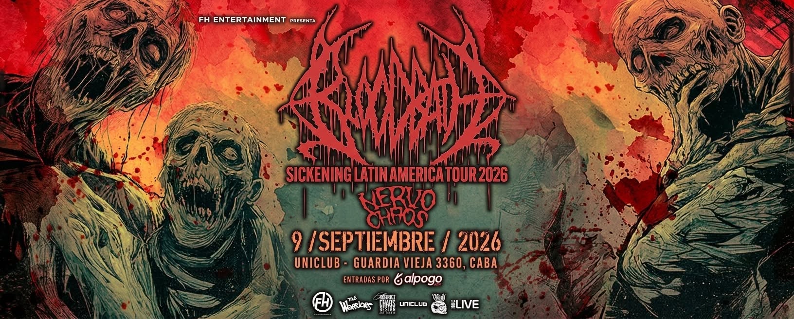 BLOODBATH en vivo en Argentina: “Crudeza Perfecta"